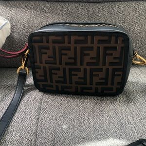 Fendi Zucca print camera bag